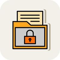 Encrypted Data Vector Icon Design