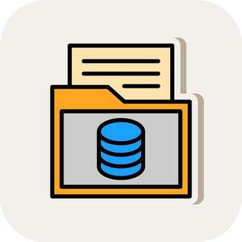 diseño de icono de vector de procesador de datos