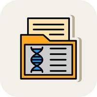 Genetic Data Vector Icon Design