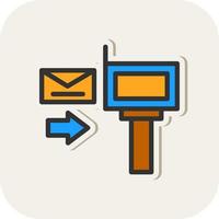 Direct Mail Vector Icon Design