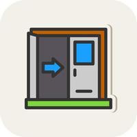 Exit Vector Icon Design