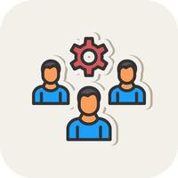 Employee Management Vector Icon Design