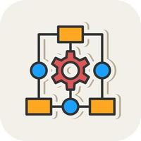 Workflow Process Vector Icon Design