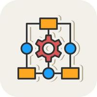 Workflow Process Vector Icon Design