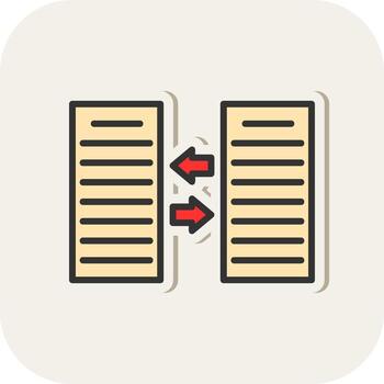 diseño de icono de vector de intercambio de archivos