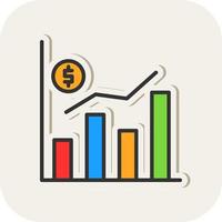 Financial Data Vector Icon Design