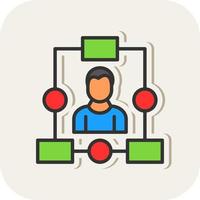 Workflow Vector Icon Design