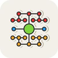 Concept Map Vector Icon Design