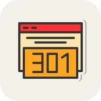 301 Redirect Vector Icon Design