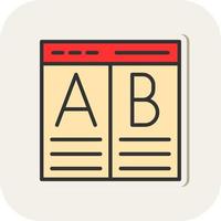 Ab Testing Vector Icon Design