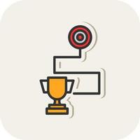 Long Range Planning Vector Icon Design