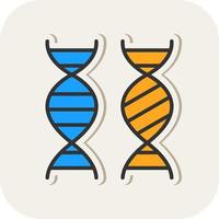 Genetic Comparation Vector Icon Design