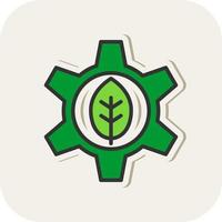 diseño de icono de vector de integración ecológica