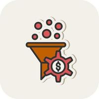 Conversion Rate Optimization Vector Icon Design