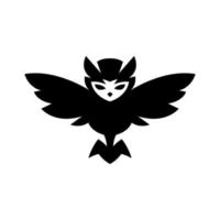 Owl Night Logo Design Templates vector