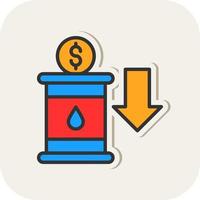 Oil Investing Vector Icon Design