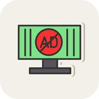 Ad Blocker Vector Icon Design