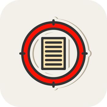 Contextual Targeting Vector Icon Design