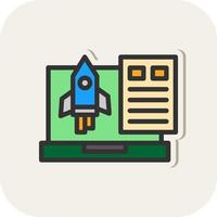 Launch Vector Icon Design