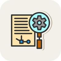 Research And Development Vector Icon Design