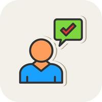 Opt In Vector Icon Design