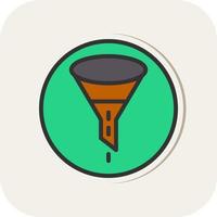 Funnel Vector Icon Design