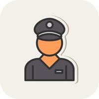 Gate Keeper Vector Icon Design