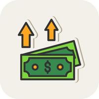 Pay Cash Vector Icon Design