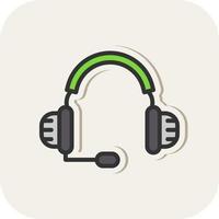 Headphones Vector Icon Design