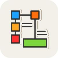 flowchart Vector Icon Design