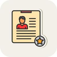 Good Resume CV Vector Icon Design