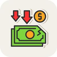 Bankruptcy Vector Icon Design