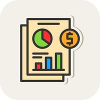 Financial Statements Vector Icon Design