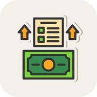 Invoice Factoring Vector Icon Design