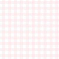 Plaid check patten in  white and pink.Seamless fabric texture for print. vector