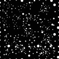 random white dot on black background vector