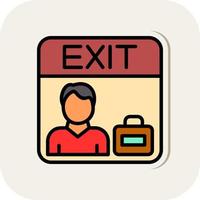 Exit Interview Vector Icon Design