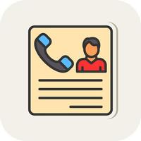Contacting Candidates Vector Icon Design