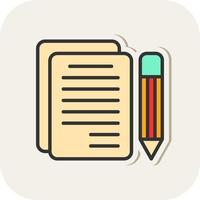 Contract Agreement Vector Icon Design