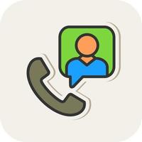 Cold Calling Vector Icon Design