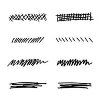 Hand drawn element collection vector