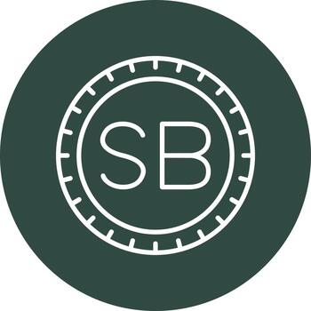 Salomón islas marcar código vector icono