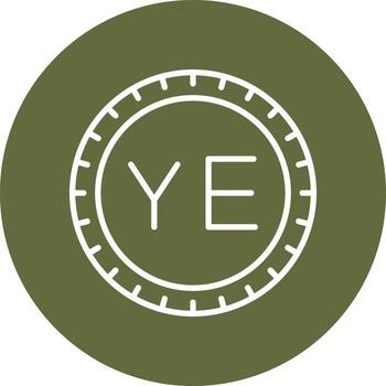 Yemen marcar código vector icono