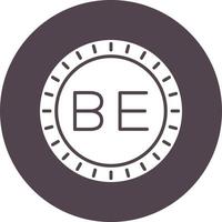Belgium Dial code Vector Icon