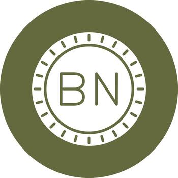 Brunei marcar código vector icono