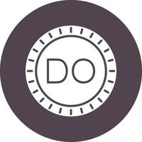 Dominican Republic Dial code Vector Icon
