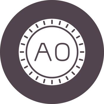 angola marcar código vector icono