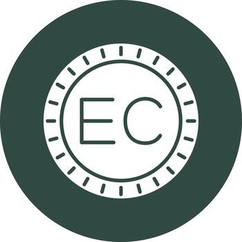Ecuador Dial code Vector Icon