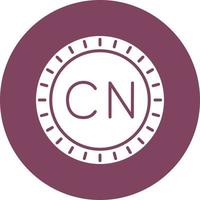 China Dial code Vector Icon