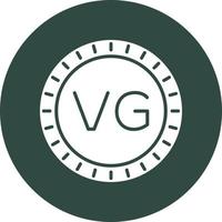 británico Virgen islas marcar código vector icono